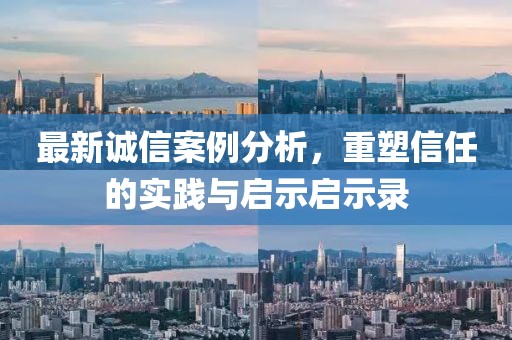 最新诚信案例分析，重塑信任的实践与启示启示录