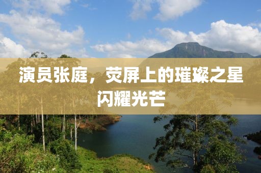 演员张庭，荧屏上的璀璨之星闪耀光芒