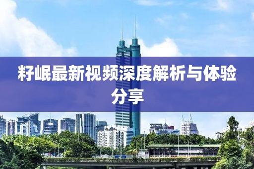 籽岷最新视频深度解析与体验分享