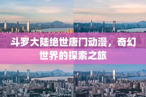 斗罗大陆绝世唐门动漫，奇幻世界的探索之旅