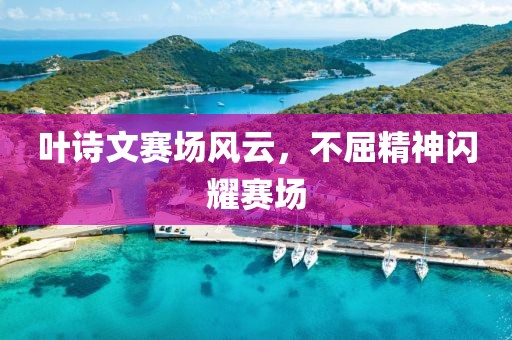 叶诗文赛场风云，不屈精神闪耀赛场