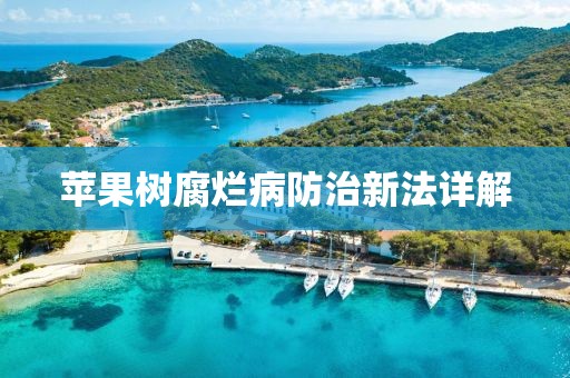 苹果树腐烂病防治新法详解
