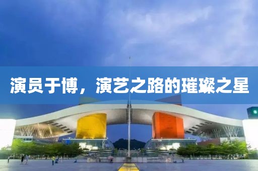 演员于博，演艺之路的璀璨之星