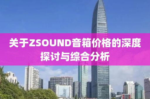 关于ZSOUND音箱价格的深度探讨与综合分析