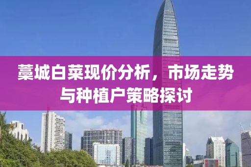 藁城白菜现价分析，市场走势与种植户策略探讨