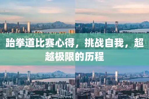 跆拳道比赛心得，挑战自我，超越极限的历程