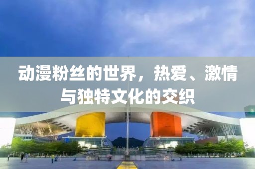 动漫粉丝的世界，热爱、激情与独特文化的交织