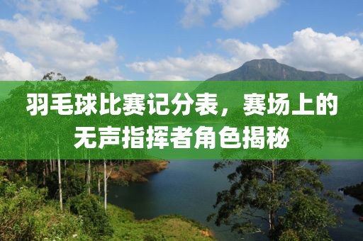 羽毛球比赛记分表，赛场上的无声指挥者角色揭秘