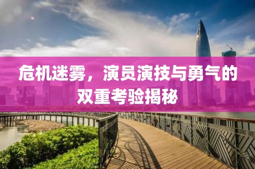 危机迷雾，演员演技与勇气的双重考验揭秘
