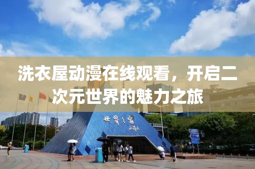 洗衣屋动漫在线观看，开启二次元世界的魅力之旅