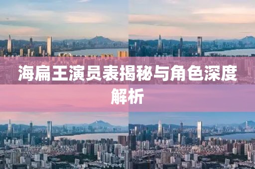 海扁王演员表揭秘与角色深度解析